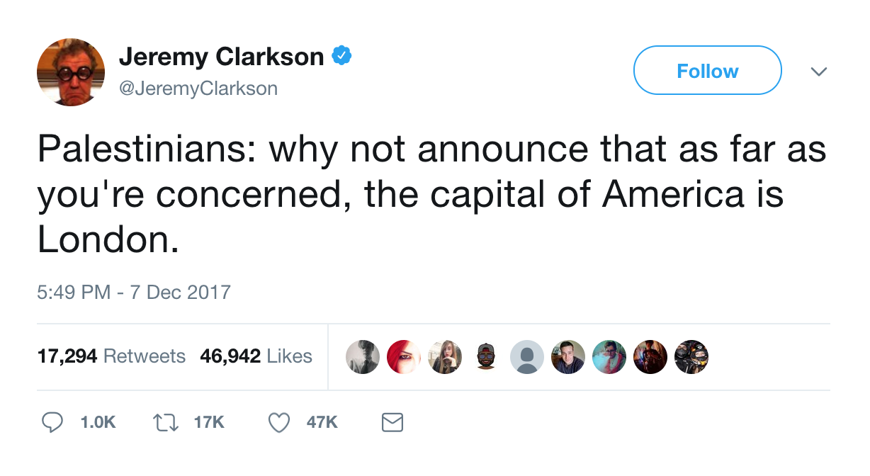 Clarkson Palestine